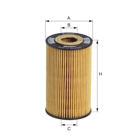 Hengst Oil Filter, E104Hd43 E104HD43